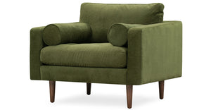 Distressed Green Velvet/Set of 2