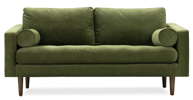 Distressed Green Velvet