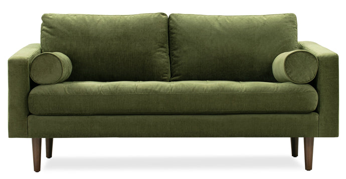 Distressed Green Velvet