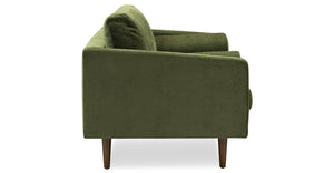 Distressed Green Velvet