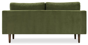 Distressed Green Velvet