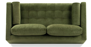 Distressed Green Velvet