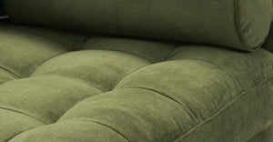 Distressed Green Velvet