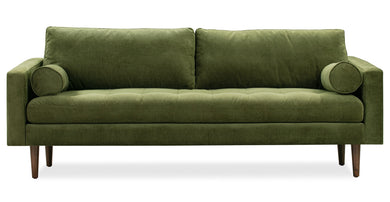 Distressed Green Velvet
