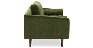 Distressed Green Velvet