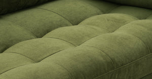 Distressed Green Velvet