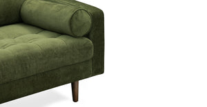 Distressed Green Velvet