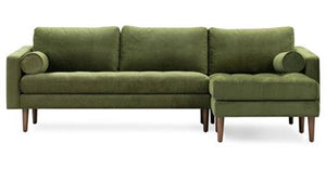 Collection, Distressed Green Velvet