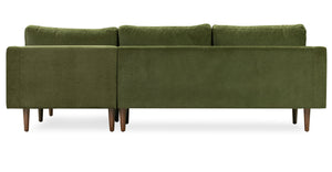 Distressed Green Velvet