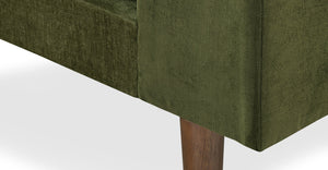 Distressed Green Velvet