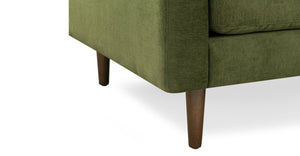 Distressed Green Velvet