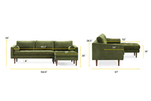 Load image into Gallery viewer, Distressed Green Velvet, dimensions

