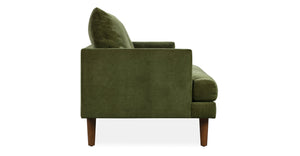 Distressed Green Velvet