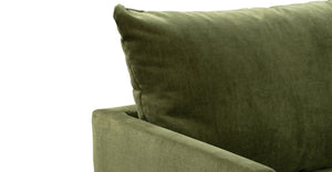 Distressed Green Velvet