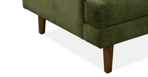 Distressed Green Velvet
