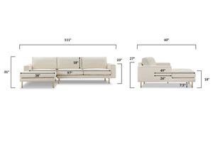 Alabaster White, dimensions
