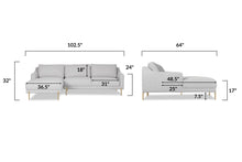 Load image into Gallery viewer, Cumulus Grey, dimensions
