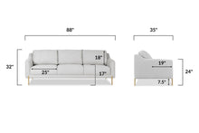Load image into Gallery viewer, Cumulus Grey, dimensions
