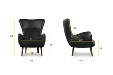 Load image into Gallery viewer, Onyx Black/Set of 2, dimensions
