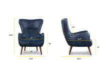 Load image into Gallery viewer, Midnight Blue/Set of 2, dimensions

