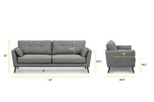 Nimbus Grey, dimensions