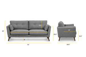 Nimbus Grey, dimensions