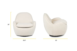 Crema White Boucle, dimensions