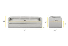Load image into Gallery viewer, Soho Grey, dimensions
