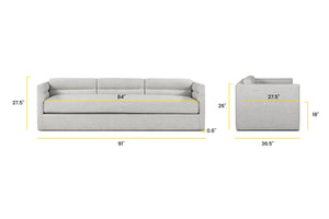 Soho Grey, dimensions