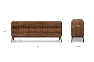 Walnut, dimensions