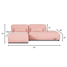 Load image into Gallery viewer, Carnation Pink, dimensions
