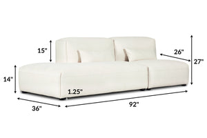 Mist White, dimensions