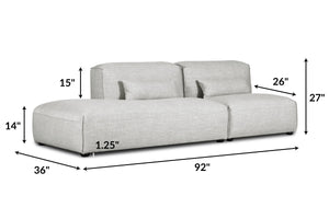 Soho Grey, dimensions