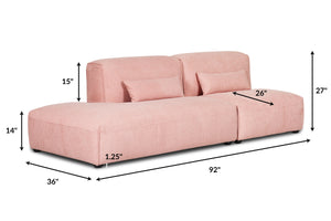 Carnation Pink, dimensions