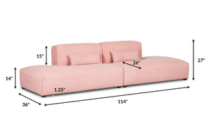 Carnation Pink, dimensions
