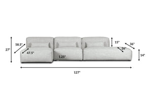 Soho Grey, dimensions
