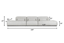 Load image into Gallery viewer, Soho Grey, dimensions
