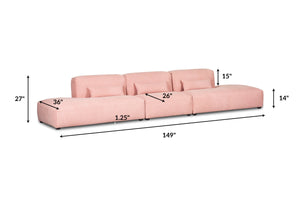Carnation Pink, dimensions