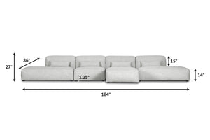 Soho Grey, dimensions