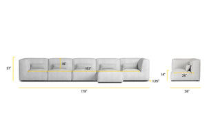 Soho Grey, dimensions