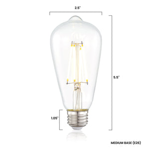 Clear/Set of 4, dimensions