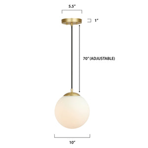 Brass/Milk, dimensions