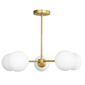 Brass/White