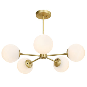 Brass/White