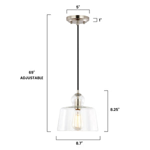 Satin Nickel, dimensions