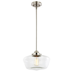 Satin Nickel / Clear