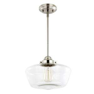 Satin Nickel / Clear