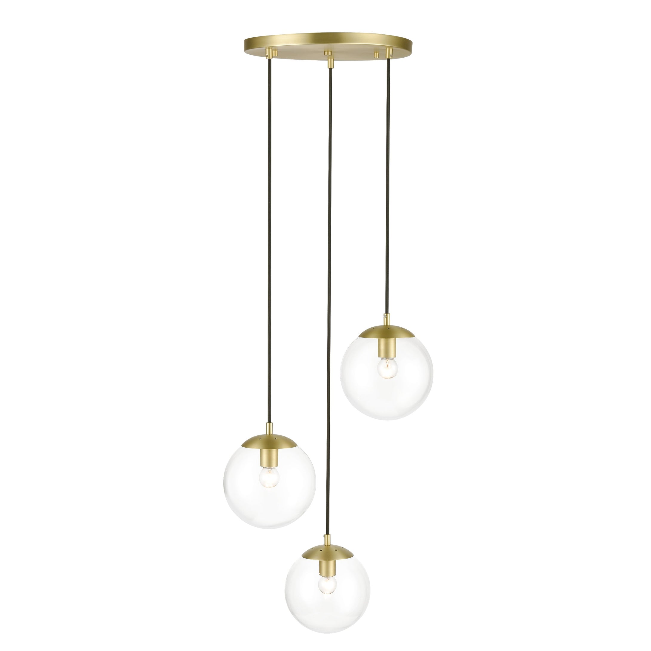 Brushed Brass/Clear