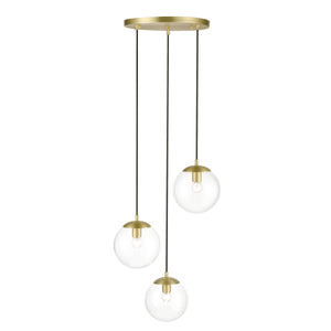 Brushed Brass/Clear