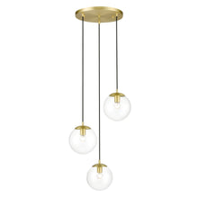Load image into Gallery viewer, Brushed Brass/Clear
